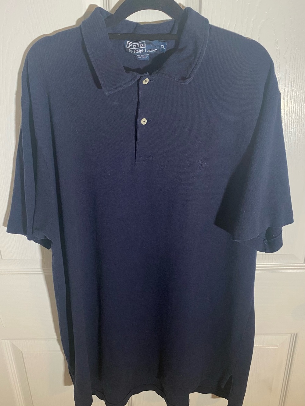 Ralph Lauren Navy Polo Shirt with Embroidered Logo